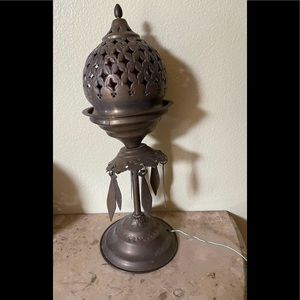 Antique  brass  lamp